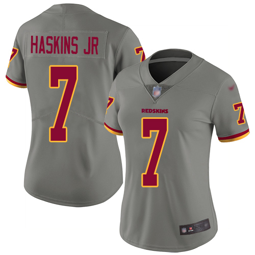 Washington Redskins Limited Gray Women Dwayne Haskins Jersey NFL Football #7 Inverted Legend